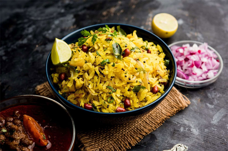 Poha healthy breakfast recipes