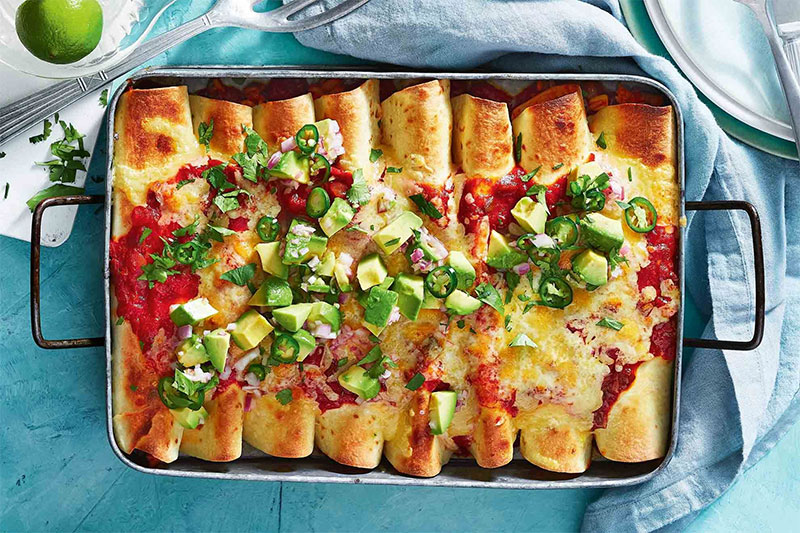 How to make vegetarian Enchiladas