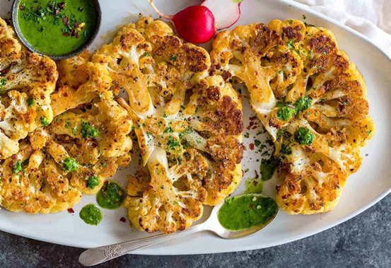 Make your Cheat day better with this Cauliflower steak