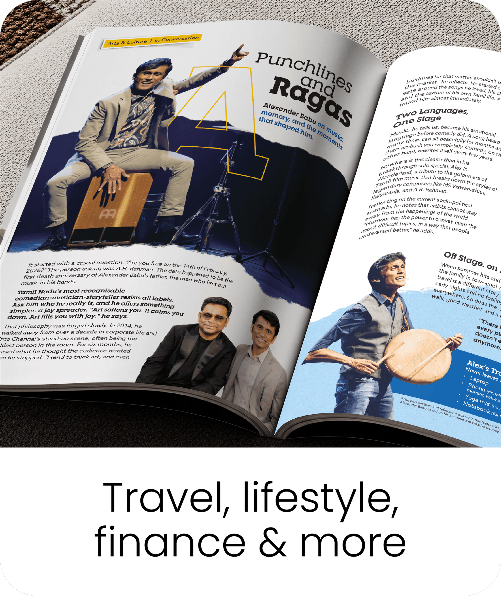 Travel, lifestyle, finance & more